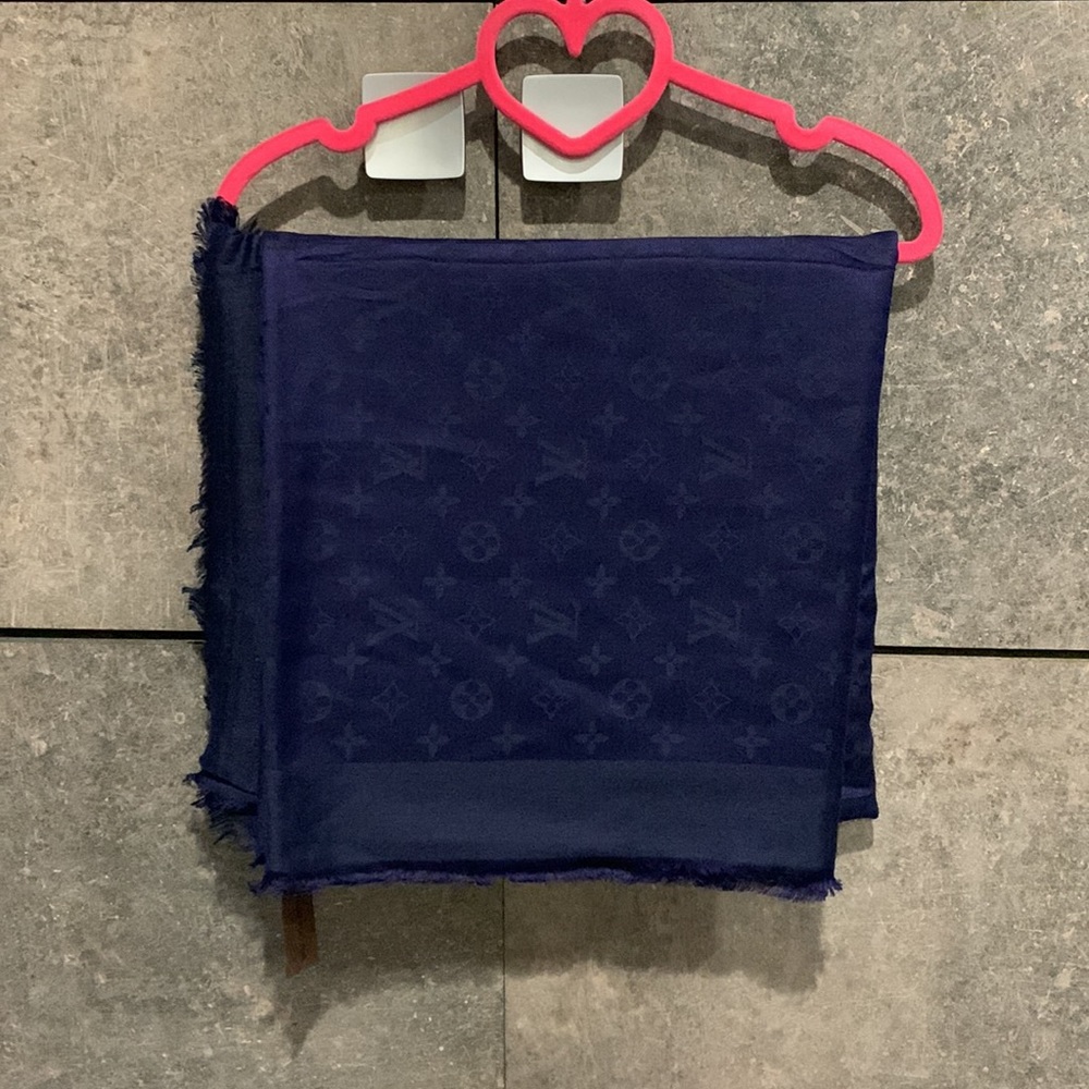 Brand New LV Blue stole - Picture 1 of 5